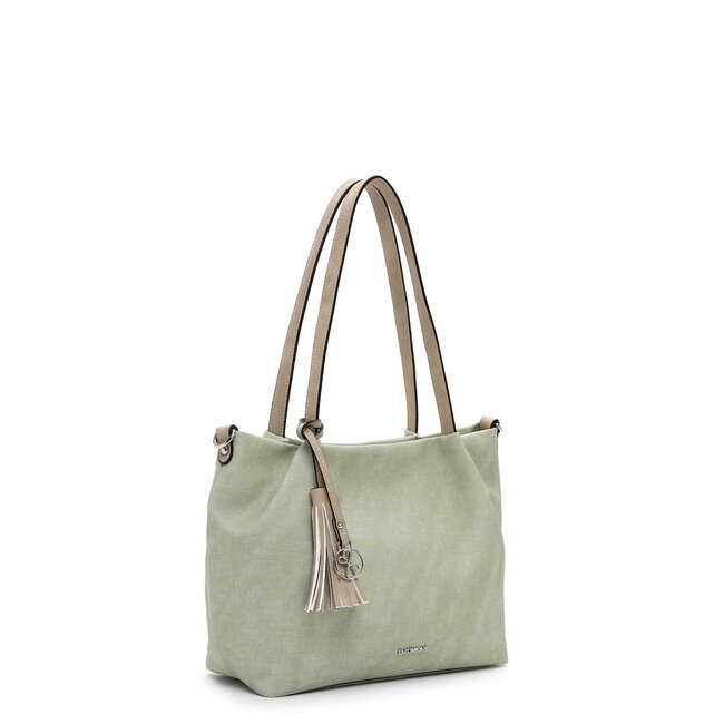 Emily & Noah 'Elke' 3 in 1 tas - Pistache/Beige