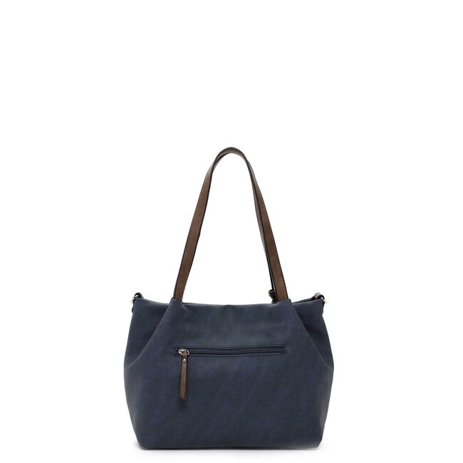 Emily & Noah 'Elke' 3 in 1 tas - Navy/Bruin