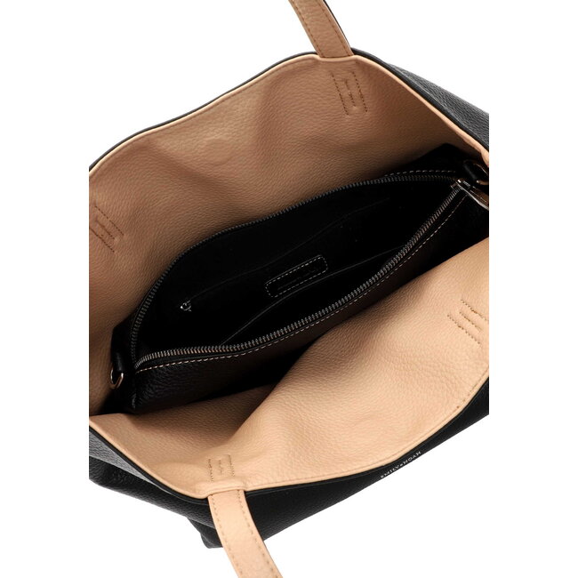 Emily & Noah 'Eva' Bag-in-Bag - Zwart/Taupe
