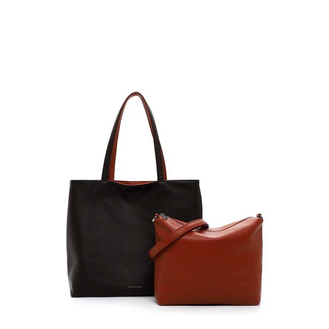 Emily & Noah 'Eva' Bag-in-Bag -Oranje/Bruin