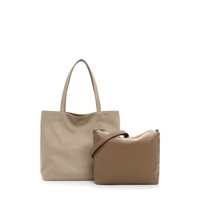 Emily & Noah 'Eva' Bag-in-Bag - Taupe/Beige