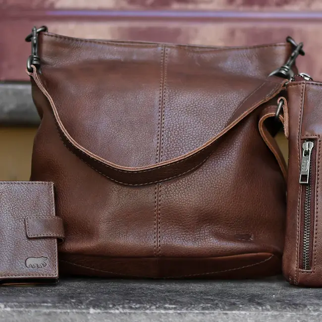 Bear Design  'Caprica' Bruin  - CP1297, Callisto-Pelle Collectie