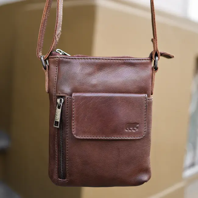 Bear Design 'Davide' Bruin - CP2327,  Callisto-Pelle Collectie