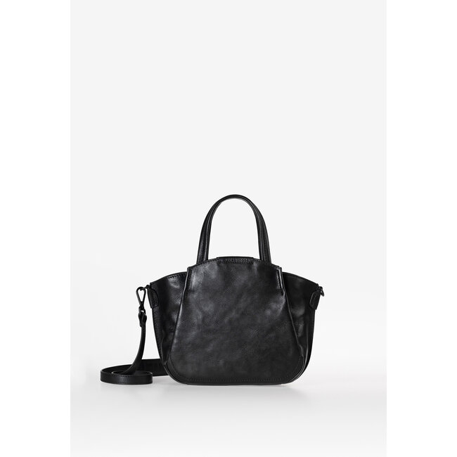Aunts & Uncles Handtas / Schoudertas 'Mrs. Plum Crumble' - Black Smoke