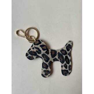 Sleutel/Tashanger - 'Hond' Panterprint