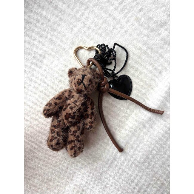 Sleutel/Tashanger - 'Leopard' de Beer