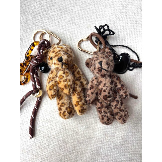 Sleutel/Tashanger - 'Leopard' de Beer