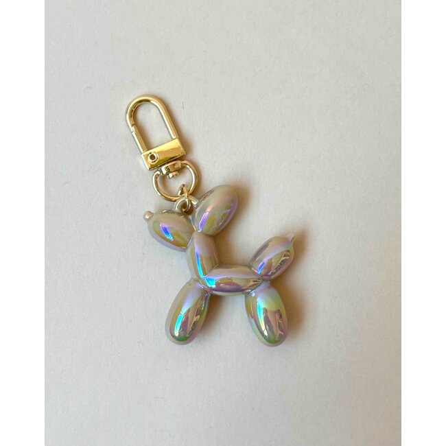 Sleutel/Tashanger - 'Balloon Dog' Beige