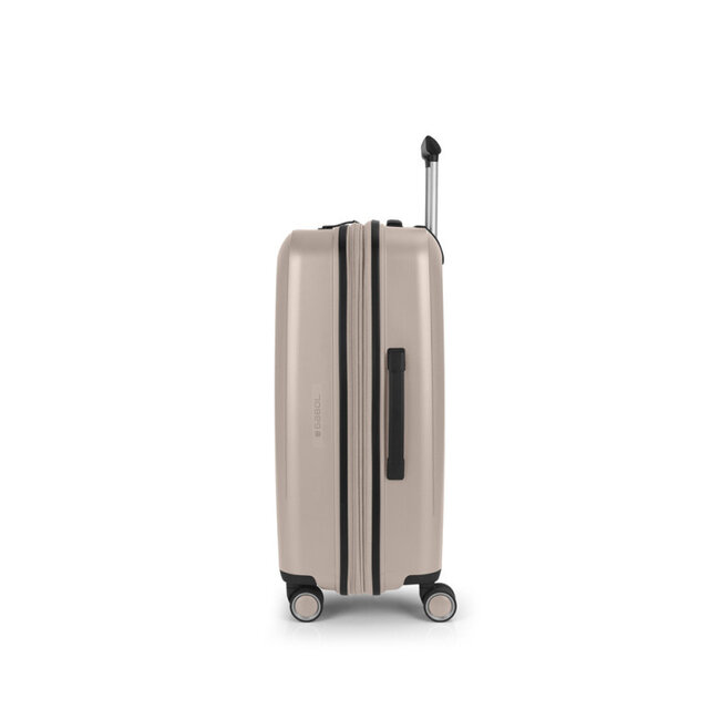 Gabol 'Brooklyn' Medium Trolley Expandable - Beige 65x45x27cm