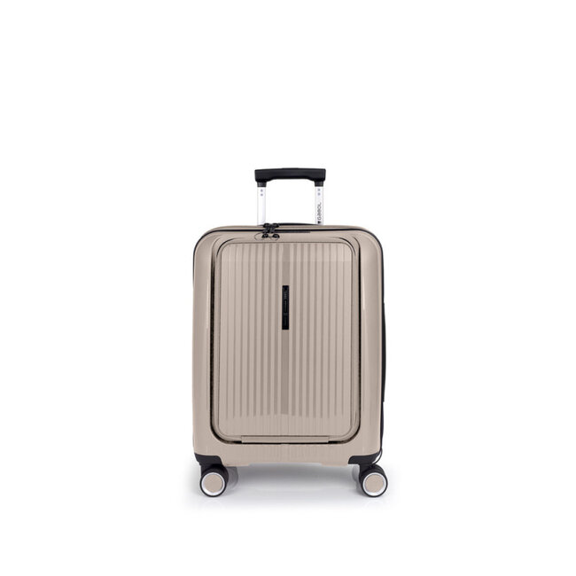 Gabol 'Brooklyn' Cabin Trolley Expandable met Laptopvak- Beige 55x40x22cm