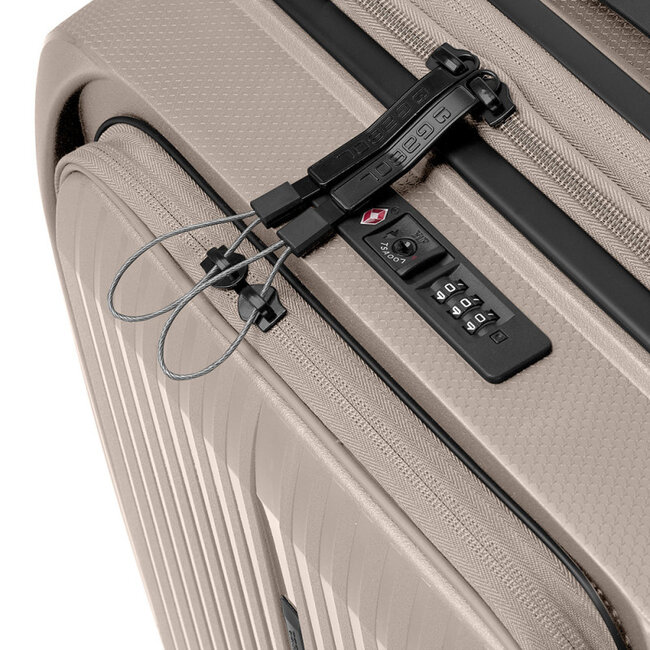 Gabol 'Brooklyn' Cabin Trolley Expandable met Laptopvak- Beige 55x40x22cm