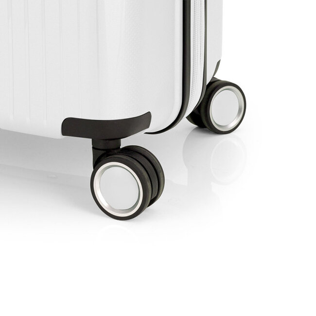 Gabol 'Brooklyn' Medium Trolley Expandable - Wit 65x45x27cm