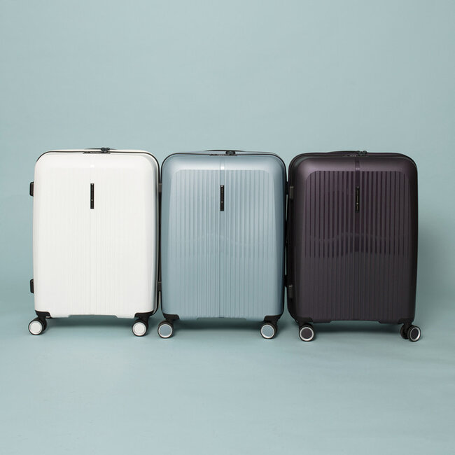 Gabol 'Brooklyn' Medium Trolley Expandable - Wit 65x45x27cm