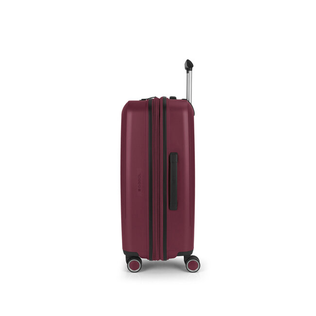 Gabol 'Brooklyn' Medium Trolley Expandable - Bordeaux 65x45x27cm