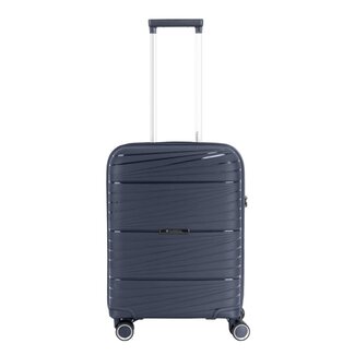 Gabol 'Kiba' Cabin Trolley Expandable - Navy 54x39x21/24cm