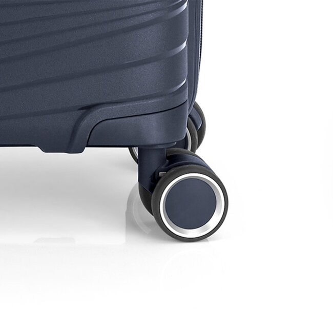 Gabol 'Kiba' Cabin Trolley Expandable - Navy 54x39x21/24cm