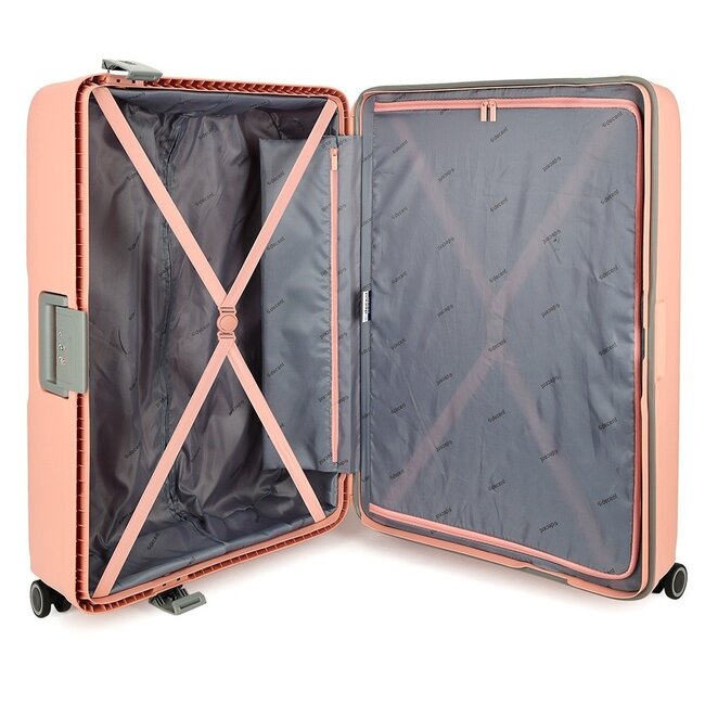 Decent 'On Tour' Cabin Trolley - Pastel Roze 55x40x20cm