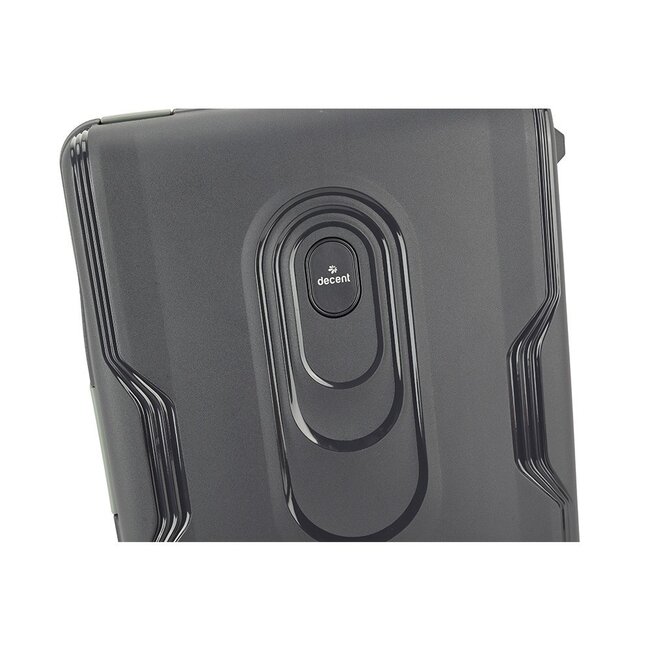 Decent 'On Tour' Cabin Trolley - Antraciet/Oranje 55x40x20cm