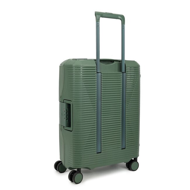 Decent 'Smart' Cabin Trolley - Olijf 55x40x20cm