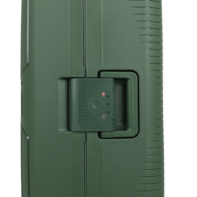 Decent 'Smart' Large Trolley - Olijf 77x54,5x31,5cm