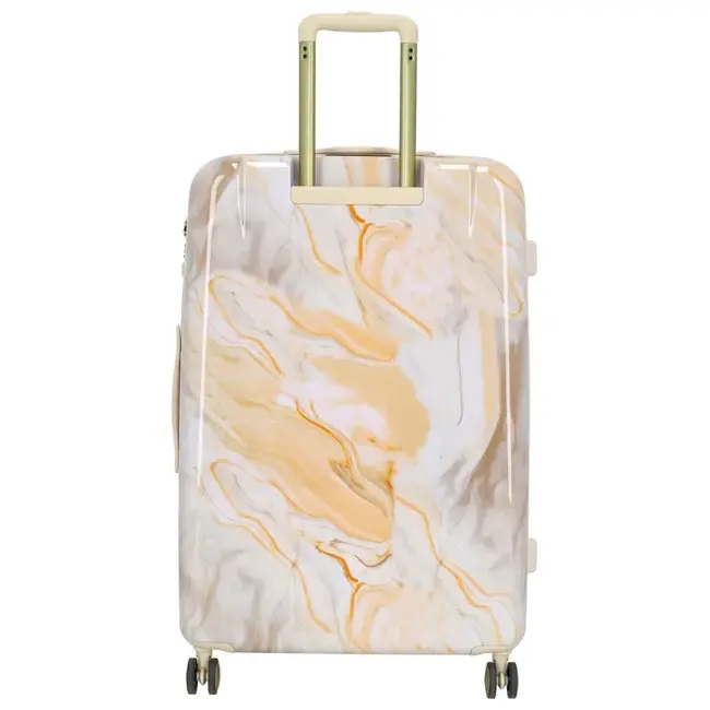 Charm London 'Travel' Large Trolley - Marmer Creme 75x47x27cm