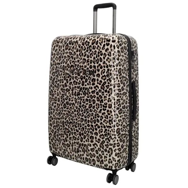 Charm London 'Capetown' Cabin Trolley - Luipaard 55x36x20,5cm