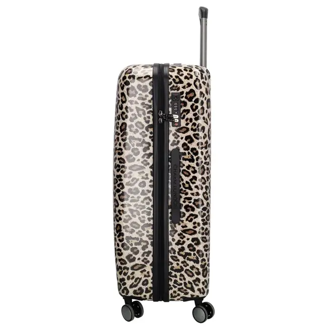 Charm London 'Capetown' Cabin Trolley - Luipaard 55x36x20,5cm