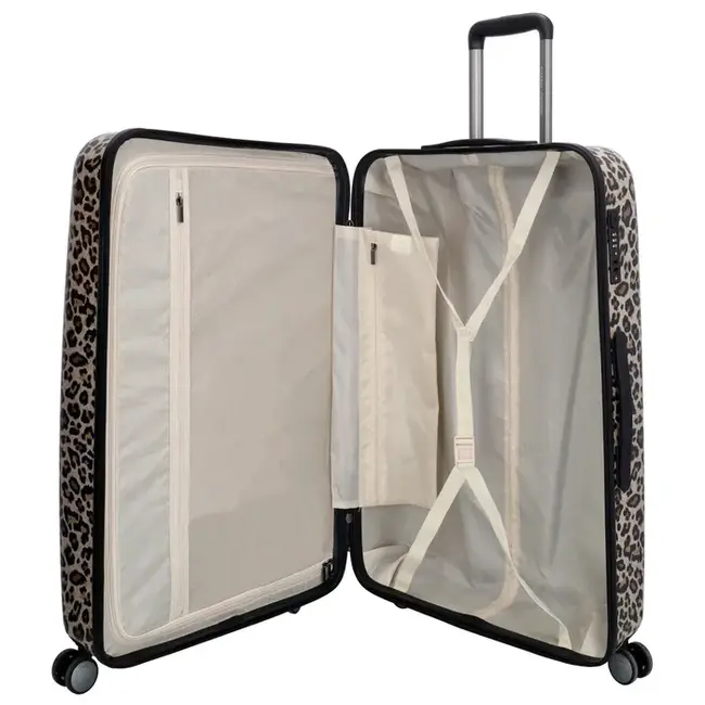 Charm London 'Capetown' Cabin Trolley - Luipaard 55x36x20,5cm