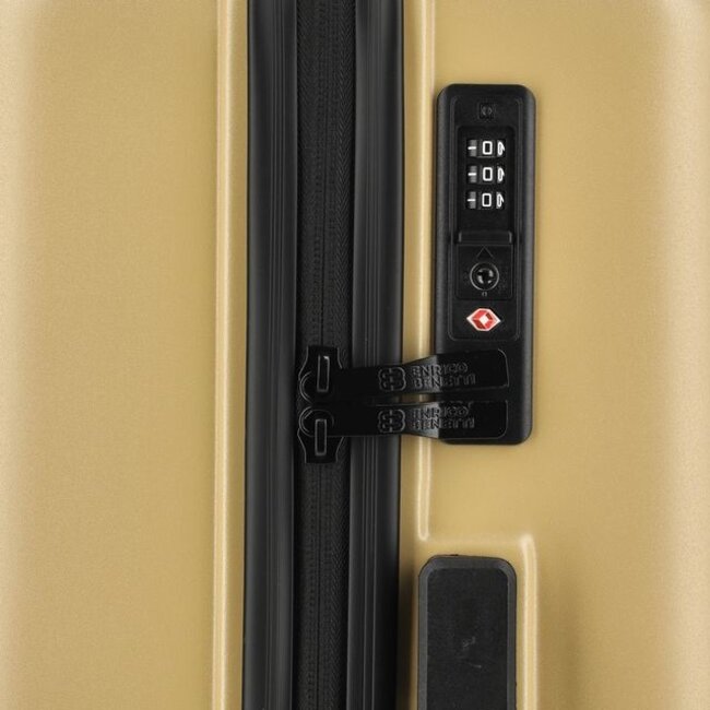 Enrico Benetti 'Princetown' Large Trolley - Zwart/Camel 75x52x30cm