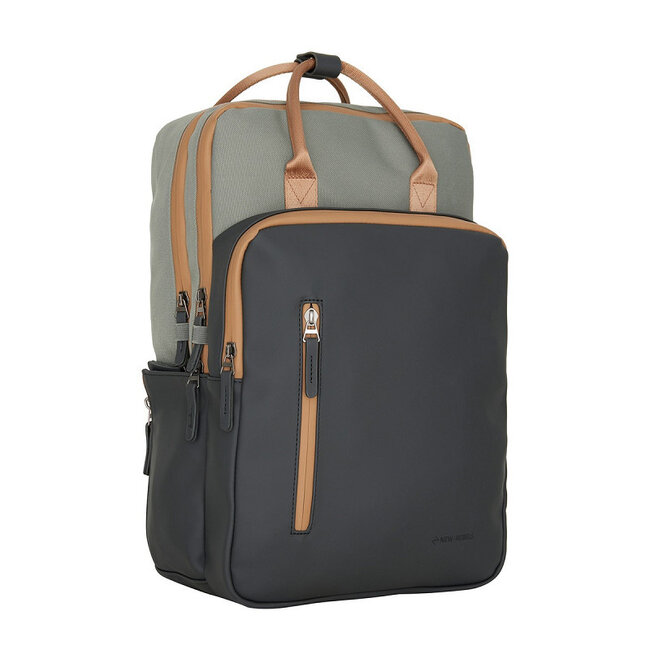 New Rebels 'Ferron' Milwaukee handel backpack - Antraciet