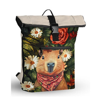 New Rebels Mart Arts Roll-Top Backpack (L) - 'Capibara'