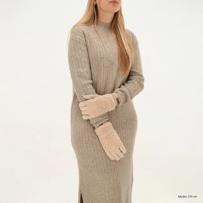 Winter Essentials Handschoenen Taupe - Maat M