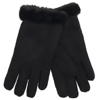 SoDutch Suedine Handschoenen Zwart - Maat M