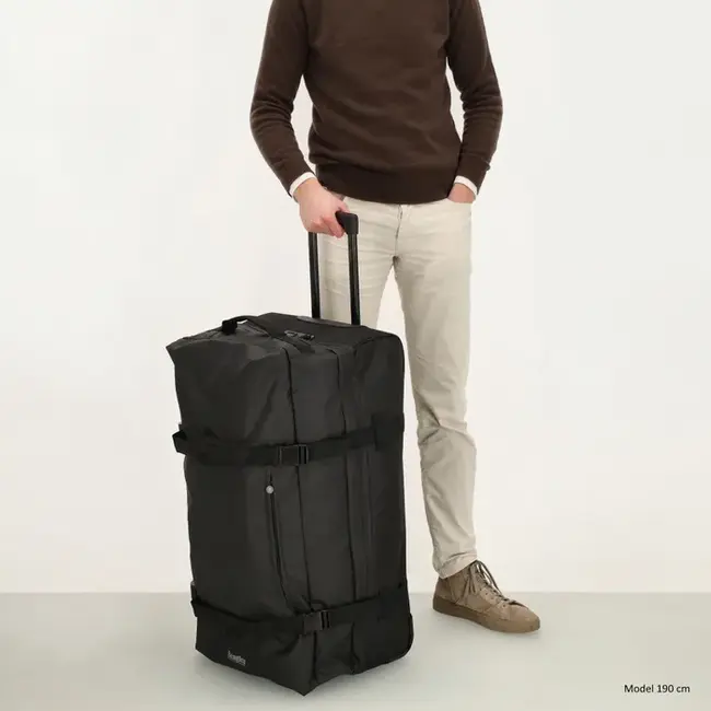 Beagles Waterproof Reistas/Trolley 93 Liter - Zwart