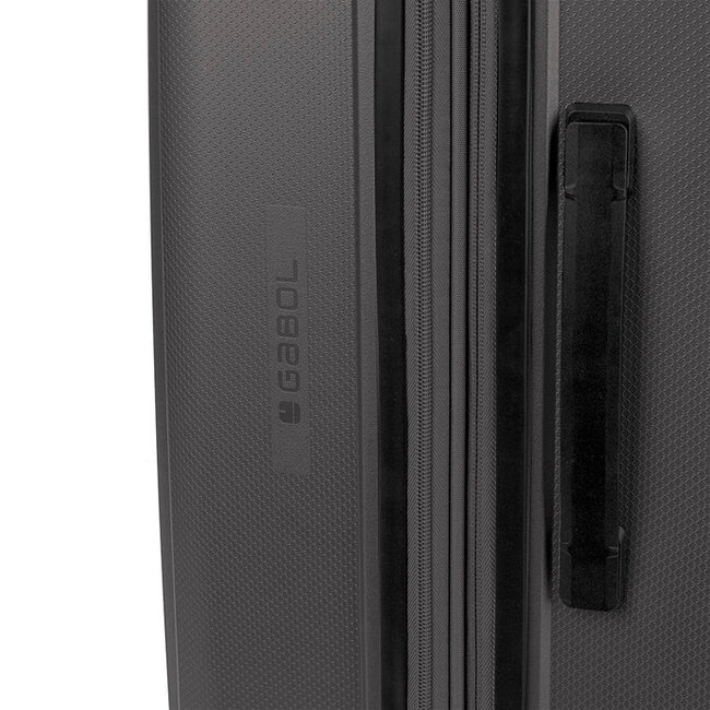 Gabol 'Kiba' Cabin Trolley Expandable - Zwart 54x39x21/24cm