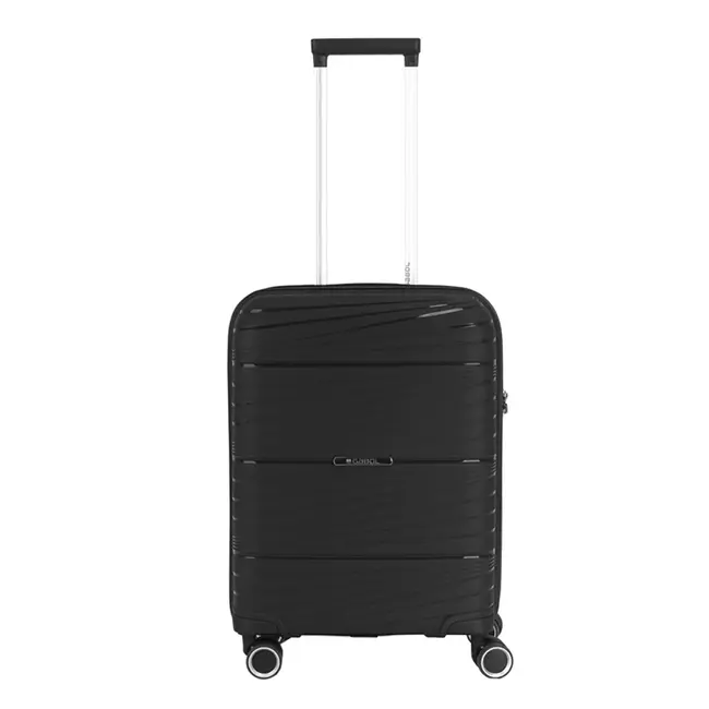 Gabol 'Kiba' Cabin Trolley Expandable - Zwart 54x39x21/24cm