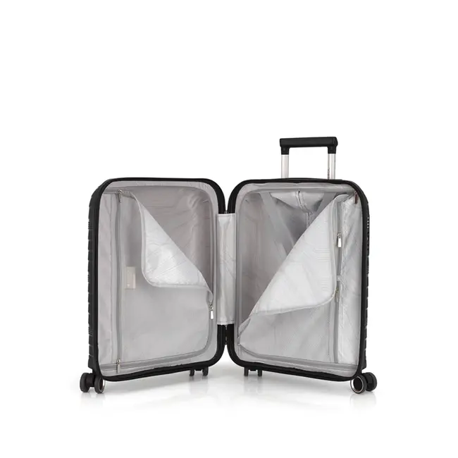 Gabol 'Kiba' Cabin Trolley Expandable - Zwart 54x39x21/24cm