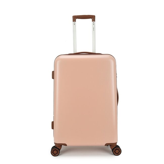 Decent 'Retro' 66x42x24cm Trolley  - Roze