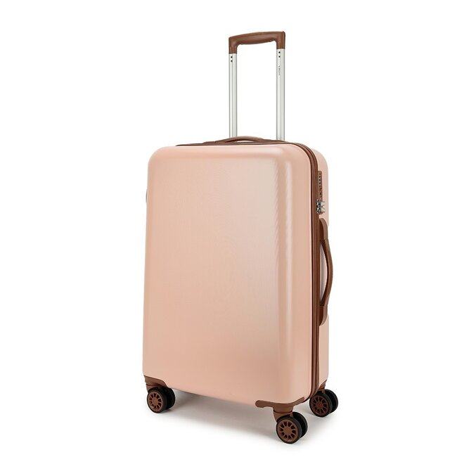 Decent 'Retro' 66x42x24cm Trolley  - Roze
