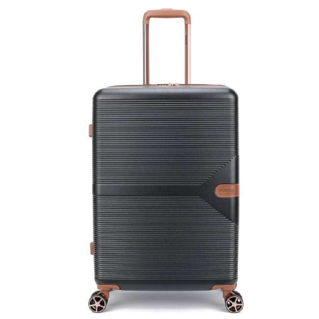 Decent 'Stella' 67x45x26/31cm Trolley  - Zwart
