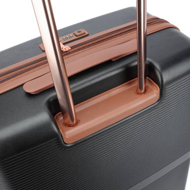 Decent 'Stella' 67x45x26/31cm Trolley  - Zwart