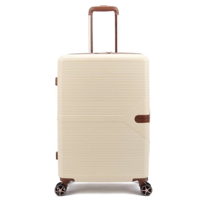 Decent 'Stella' 67x45x26/31cm Trolley  - Off white