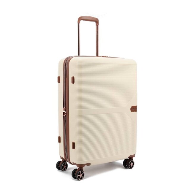 Decent 'Stella' 67x45x26/31cm Trolley  - Off white