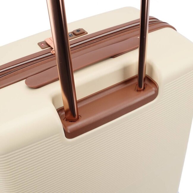 Decent 'Stella' 67x45x26/31cm Trolley  - Off white