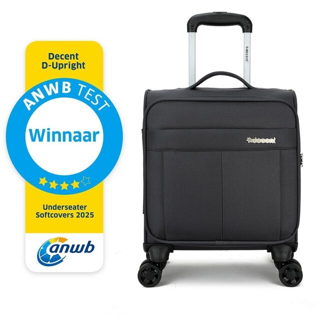 Decent 'D-Upright' Underseater Trolley Softcase  - Zwart