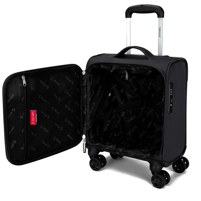 Decent 'D-Upright' Underseater Trolley Softcase  - Zwart