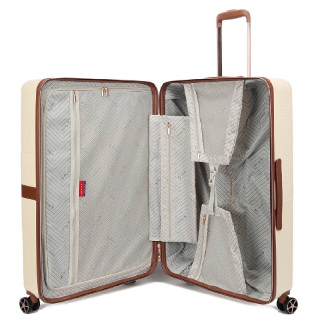 Decent 'Stella' 77x51x30cm Trolley  - Off white