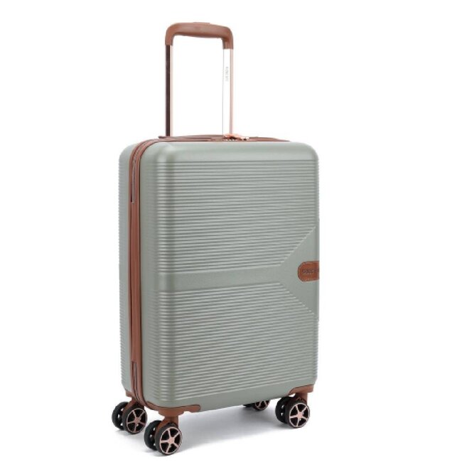 Decent 'Stella' 55x35x20cm Handbagage Trolley  - Groen