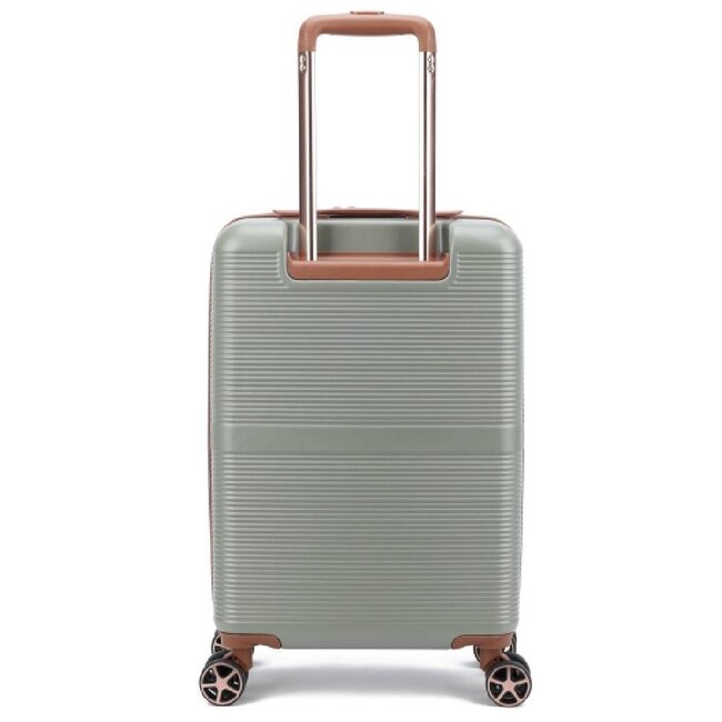 Decent 'Stella' 55x35x20cm Handbagage Trolley  - Groen