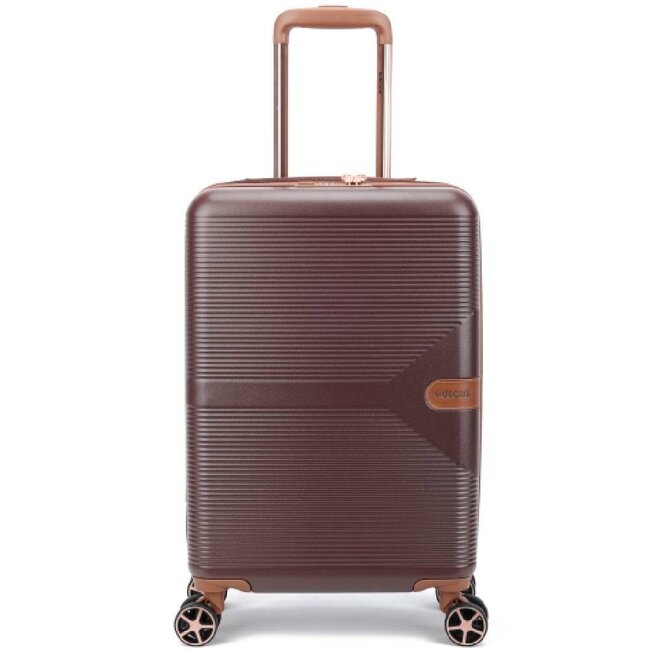 Decent 'Stella' 55x35x20cm Handbagage Trolley  - Bruin